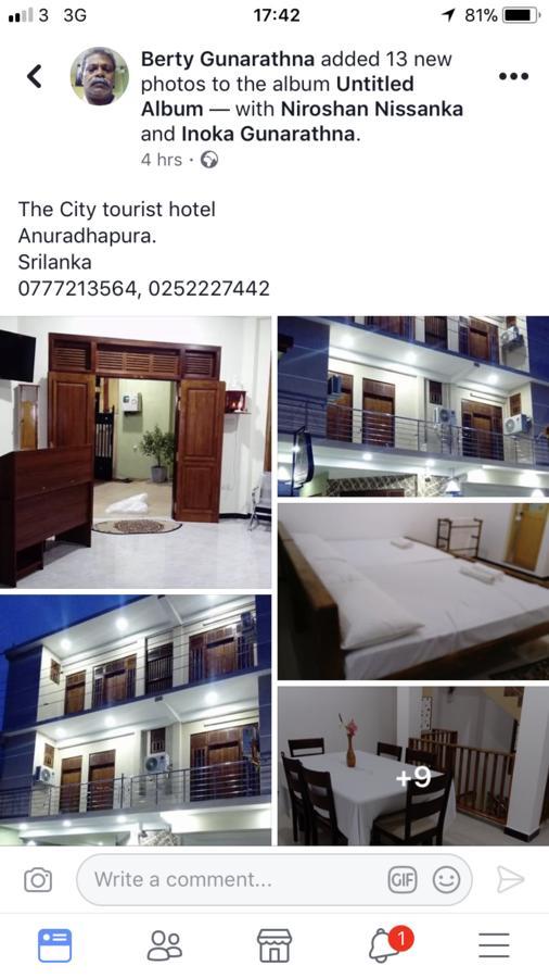 The City Tourist Hotel Anuradhapura Exterior photo